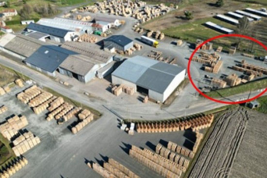 Nouvelle zone de stockage pour les semi-finis sur le site de Vernoil