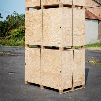 Caisses en contreplaqué