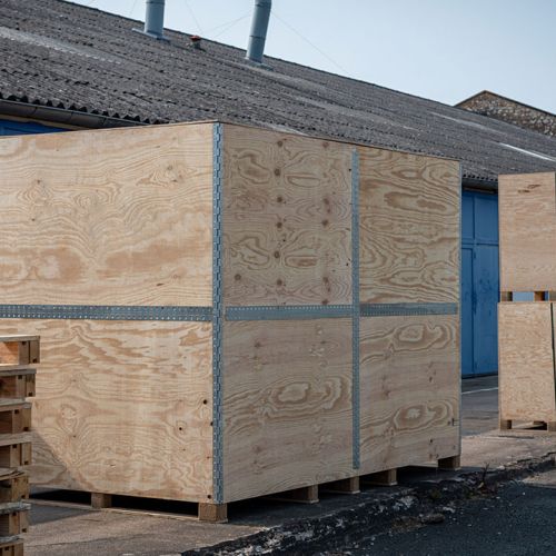 caisse contreplaqué